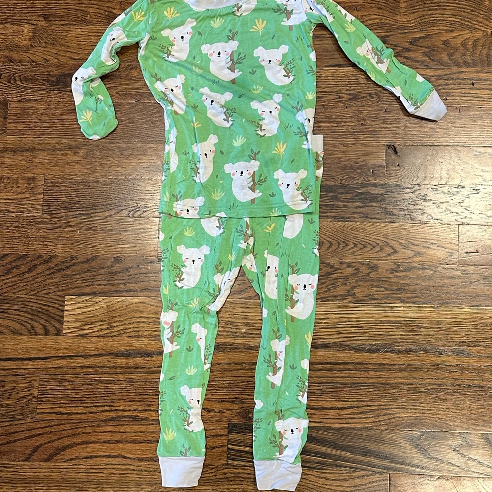Little Sleepies Green koala Pajama Set